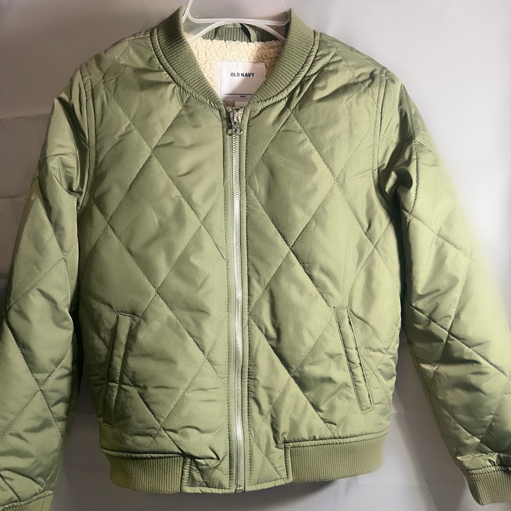 Old navy insulated bomber jacket Girls 10-12